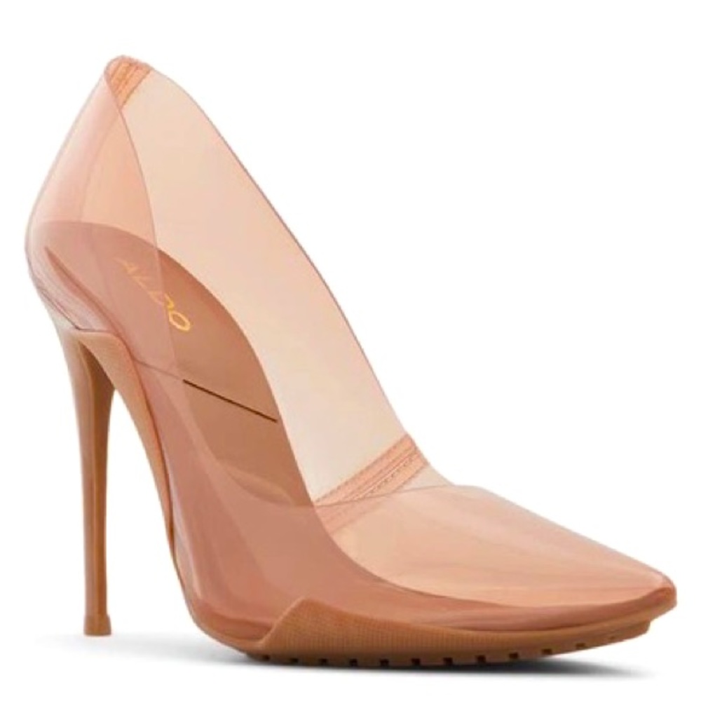 ALDO Sculptclear Heeled Shoes in Bone Size 6.5